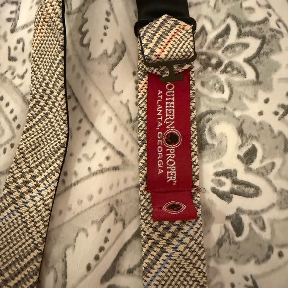 Southern Proper Plaid Silk Bow Tie - Picture 3 of 4